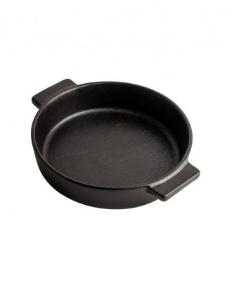 Vas rotund pentru cuptor, ceramica, negru, 17.5 cm - SIMONA'S COOKSHOP